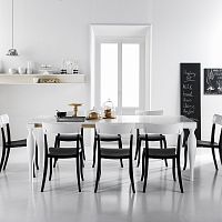 Traditional dining table ANCONAlacquered woodlacquered wood baserectangular