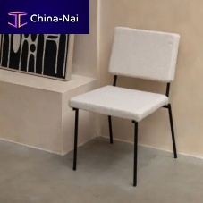 Contemporary chair Fellow indoorfabricmetal base