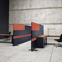 Removable partition K_WORDlaminatefor officesacoustic