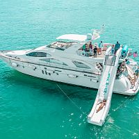 Slide water toy Yacht Slide 450cmfor yachtsinflatable