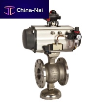 Ball valve Q641F-16P/R , DNV, CEpneumatically-operatedflangeactuated