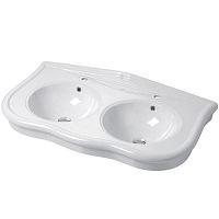 Wall-mounted washbasin PA11D61101ceramicdoubleround