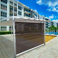 Roller blinds FLEXIcanvasmeshstainless steel