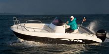 Outboard center console boat 540 SDside consolesportsundeck