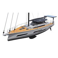 Cruising motor yacht electrichybrid