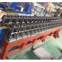 Guide rail roll forming line with roller conveyor