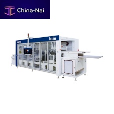 Roll-fed thermoforming machine IC-RD 53dfor packagingautomaticcompressed air