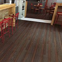 Engineered parquet floor AMBRAoakmattehigh-gloss
