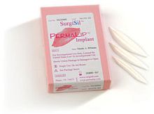 Lip implant PermaLipanatomicalsiliconesmooth