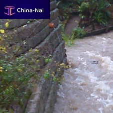 Modular gabion REDI-ROCKprotectionfor erosion controlfor river banks