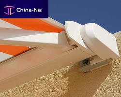 Aluminum roll-up shutter lintel for blindshorizontal