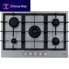 Gas cooktop PLANO PLUS 755 burnerbuilt-inwith knobs