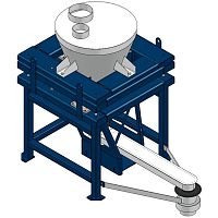 Loss-in-weight dosing dispenser WLW seriesgranulespowderfiber