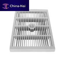 Plastic grating for drain channels