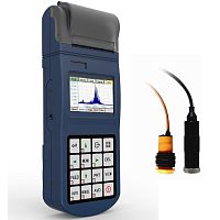 Rotating-machine balancing vibration meter AVT400for machine monitoringwith printerportable
