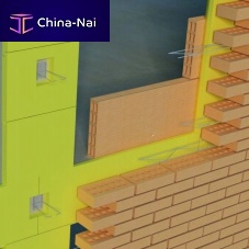 Ventilated facade cladding brickworkclayvertical