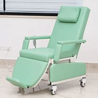 Electric chemotherapy chair HO-S12-33-sectionon castersadjustable backrest