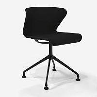 Contemporary chair FABRICindoorpolyestersteel base