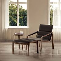 Contemporary footrest CHALLENGEfabricleather