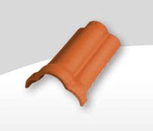 Edge roof tile 1000clay