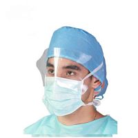 Polyester face-shield WLM2005half-maskadultbox of 25
