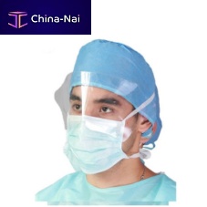 Polyester face-shield WLM2005half-maskadultbox of 25