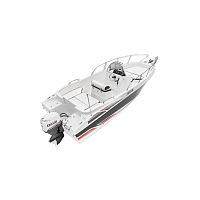 Outboard center console boat 6.7 ELEGANCEfiberglass8-person max.sundeck