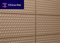 Panel cladding EMBOSSEDaluminumstainless steelcopper