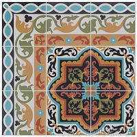 Cement border tile MARINAS wall-mounted