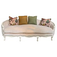 Classic sofa D'AUREVILLYfabricgraybrown