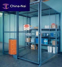 Tool storage partition wire mesh