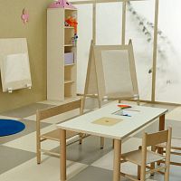 Contemporary bench MI 648beechplywoodbirch
