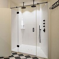 Rectangular shower base CAMPOraisedflushextra-flat