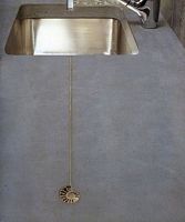 Single-bowl kitchen sink with drainboardstainless steelintegrated