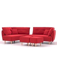 Contemporary footstool Diagonfabricindoorhome