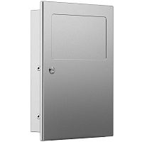 Bathroom trash can P750built-inbrushed stainless steelindoor