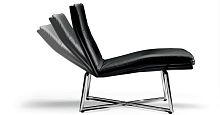 Contemporary armchair DINAMICAleathertablet
