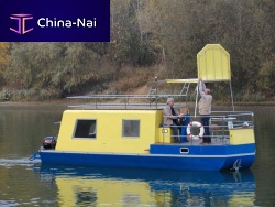 Outboard houseboat POHODAcanal2-cabin