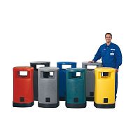Polyethylene waste bin 173193Windustrial waste