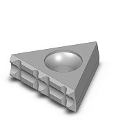 Carbide cutting insert TG-ALUfor aluminumtriangularcoated