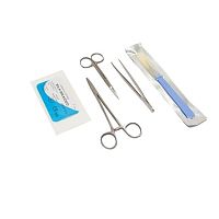 Wound suture instrument kit
