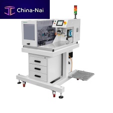 Laser cutting machine SM 4000for plasticscorrugated tubemanually-controlled