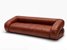 Sofa bed ANFIBIOcontemporaryleatherbrown