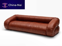 Sofa bed ANFIBIOcontemporaryleatherbrown