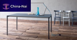 Contemporary table OSCARglasslacquered glassrectangular