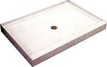 Rectangular shower base TERRAZZO-WARE® : SBR-4832-3Fraisednatural stone