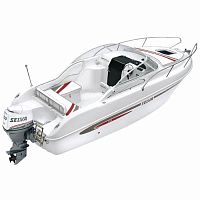 Outboard day cruiser C.5.9 openfiberglass6-person max.