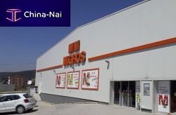 Prefab building MIGROS RETAIL STOREsteelsteel framingfor shop