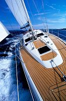 Non-slip boat decking Marinedeck 2000®teak-effect