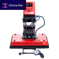 Electric press Secabo TC5heat transferautomaticmembrane